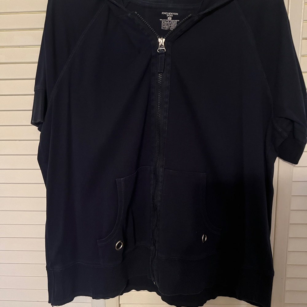 Jones New York Sport Navy Zip-Up Jacket
H-44